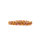 Maison IZEL - Geflochtenes buddhistisches Armband, Gold • Champagner • Roségold