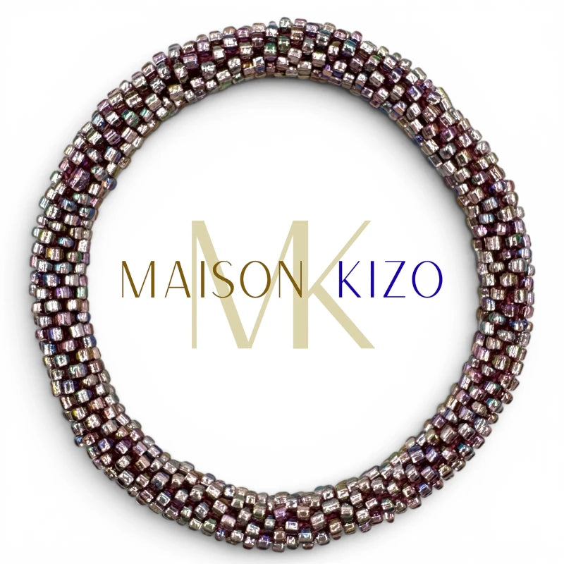 Maison KIZO - nepalesisches Roll-on Armband, rosé irisierend