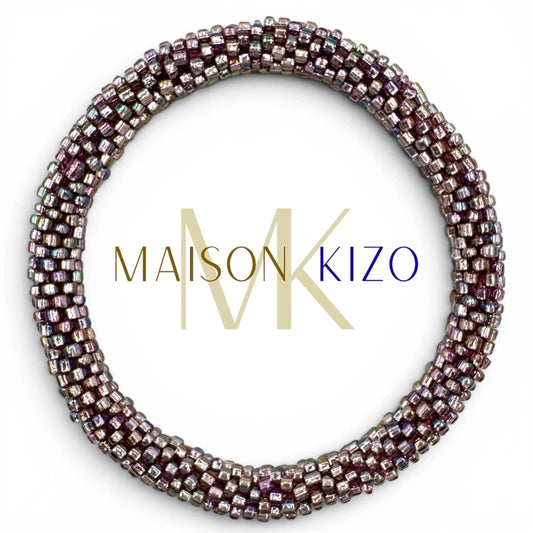 Maison KIZO - nepalesisches Roll-on Armband, rosé irisierend