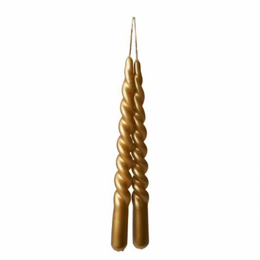 Brandedby Twisted Candles Gold Ncd0222580