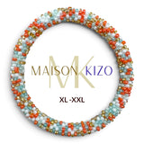Maison KIZO - nepalesisches Roll-on Armband, orange-multi