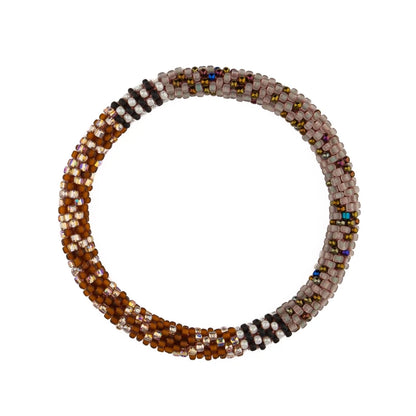 Maison IZEL - Nepalesisches Roll-on Armband, braun/taupe