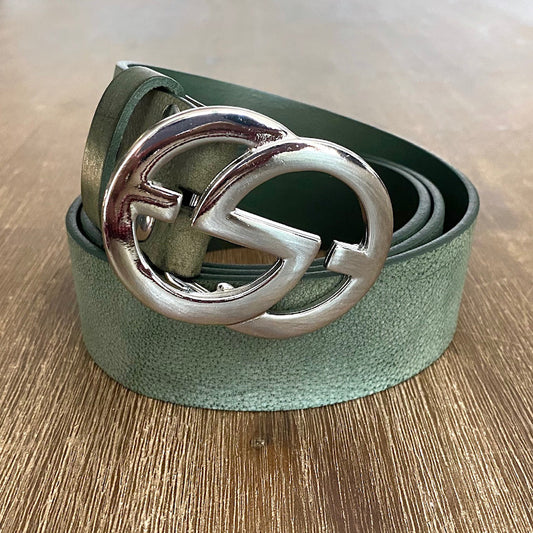Olive Script Silber