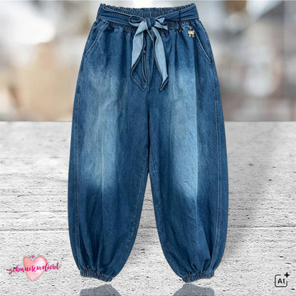 Ballon Jeans "BOW", dark denim