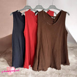 Leinen Top "BELL-SHAPED"