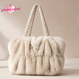 Felltasche "MINK", beige