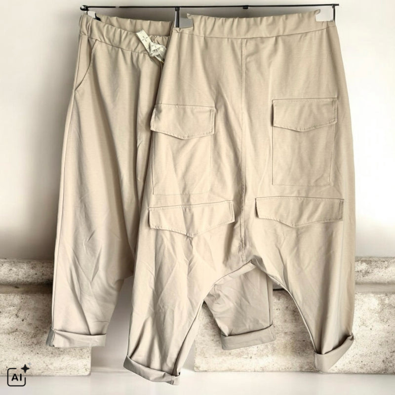 Baggy Hose „BACK FLAP“ ✦✼ mit Zierkordel