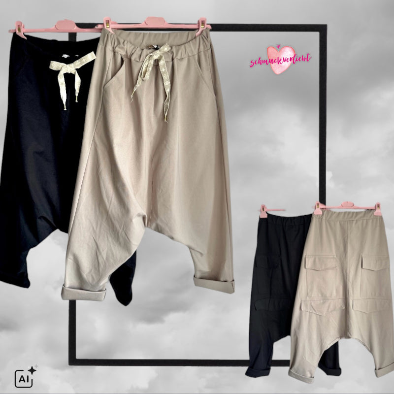 Baggy Hose „BACK FLAP“ ✦✼ mit Zierkordel