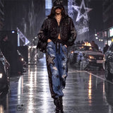 ROSE Jeans "STARS" mit Nieten und Ketten