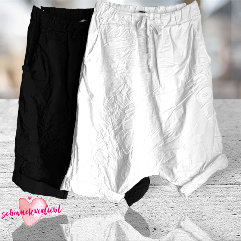 Baggy Bermuda Shorts "ROCK & ROLL"