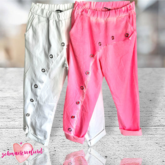 Jogg Pant "THROW" mit Schürze und Ösen