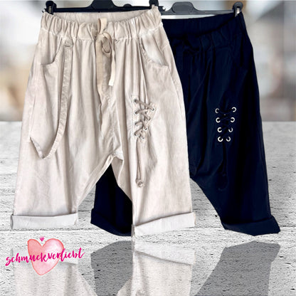 Baggy Bermuda Shorts "LACING"