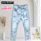 SEXY WOMAN Jeans "RIVETS" mit Nieten