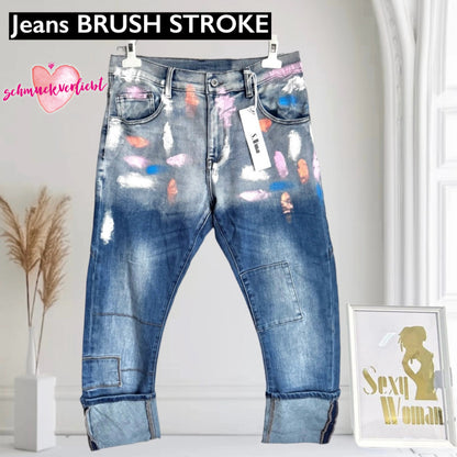 SEXY WOMAN Jeans "BRUSH STROKE"
