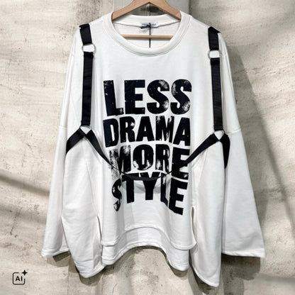 Sweater "MORE SYLE", weiß