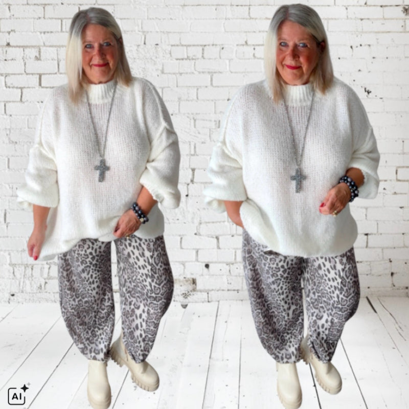 Strickpullover "COZY", offwhite