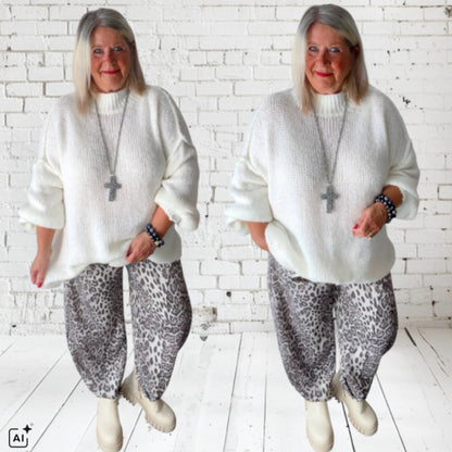 Strickpullover "COZY", offwhite