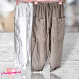 Leinen Hose "BIG POCKETS"