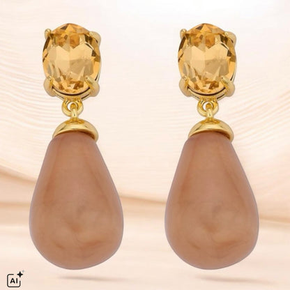 BIBA Ohrringe "PREPPY", beige