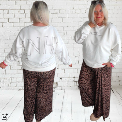 Roundneck Sweater "COPENHAGEN", offwhite