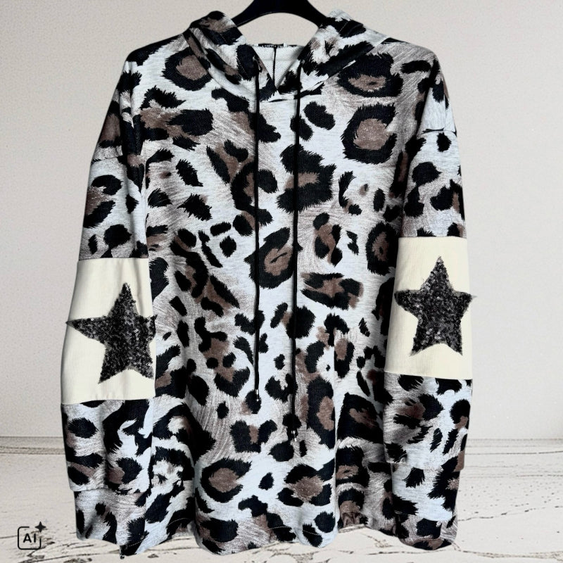 2-Teiler "ANIMAL with STARS", grau