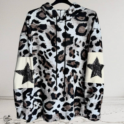 2-Teiler "ANIMAL with STARS", grau