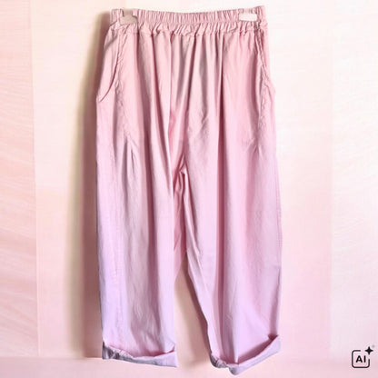 Baumwoll Hose "DYRIANA" mit weitem Bein