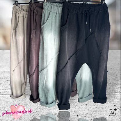 Sweat Baggy Hose "STONE WASHED"