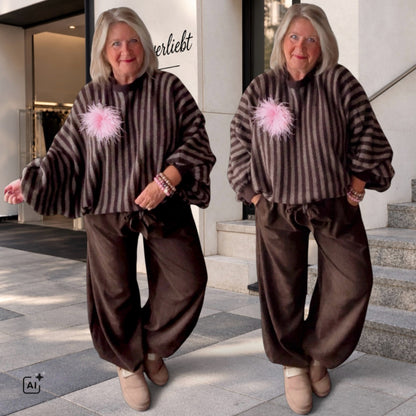 Ballon Samthose "BOW", schoko