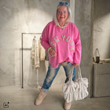 Sweater "NEW YORK", pink