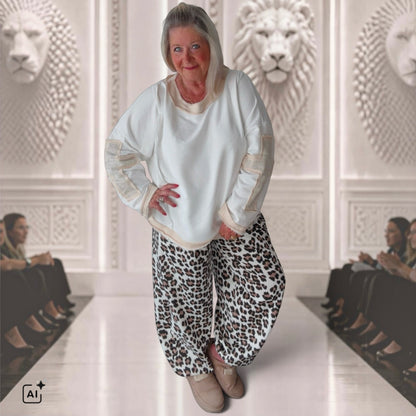 Pumphose "ALADIN", LEO-beige