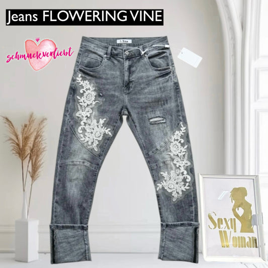 SEXY WOMAN Jeans "FLOWERING VINE"