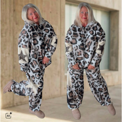 2-Teiler "ANIMAL with STARS", grau