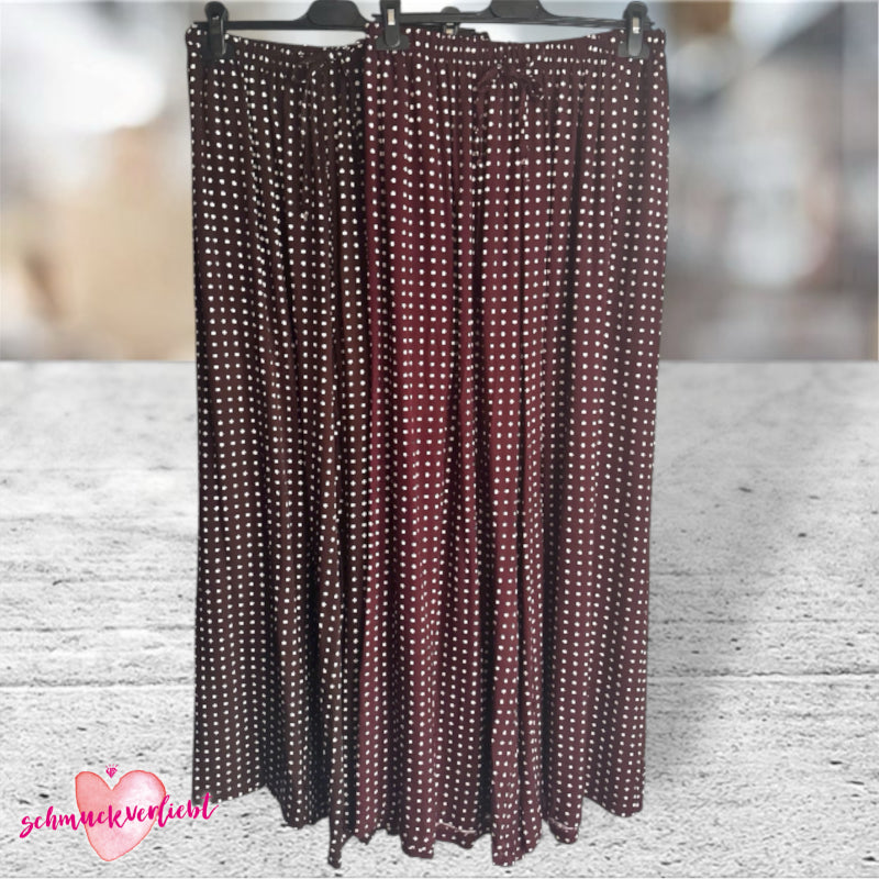 Viskose Marlene Hose "POLKA DOTS"