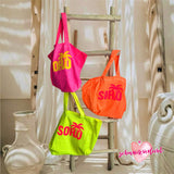 Strandtasche "SOHO" 🌴 in 3 Neonfarben