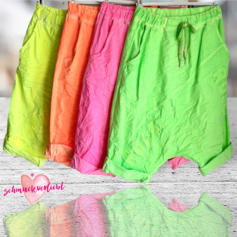 Baggy Bermuda Shorts "ROCK & ROLL"