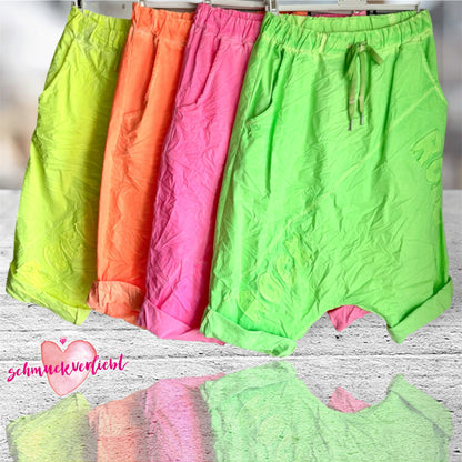 Baggy Bermuda Shorts "ROCK & ROLL"