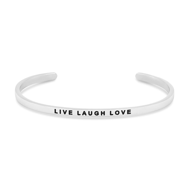 The Simple Pledge 08 Silber Live Laugh Love