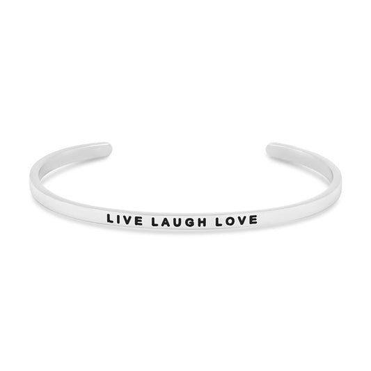 The Simple Pledge 08 Silber Live Laugh Love