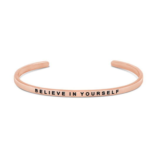 The Simple Pledge 22 Rosegold Believe In Yourself