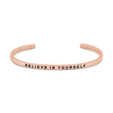 The Simple Pledge 22 Rosegold Believe In Yourself