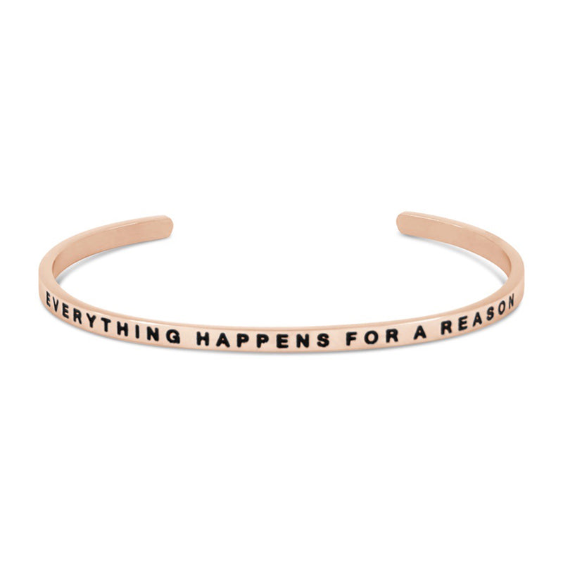The Simple Pledge 24 Rosegold Everything Happens For A Reason