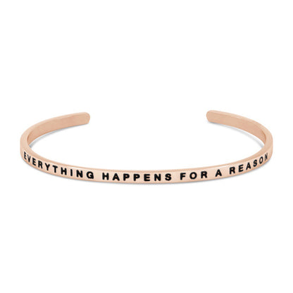 The Simple Pledge 24 Rosegold Everything Happens For A Reason