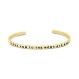The Simple Pledge 25 Gold I Love You To The Moon And Back