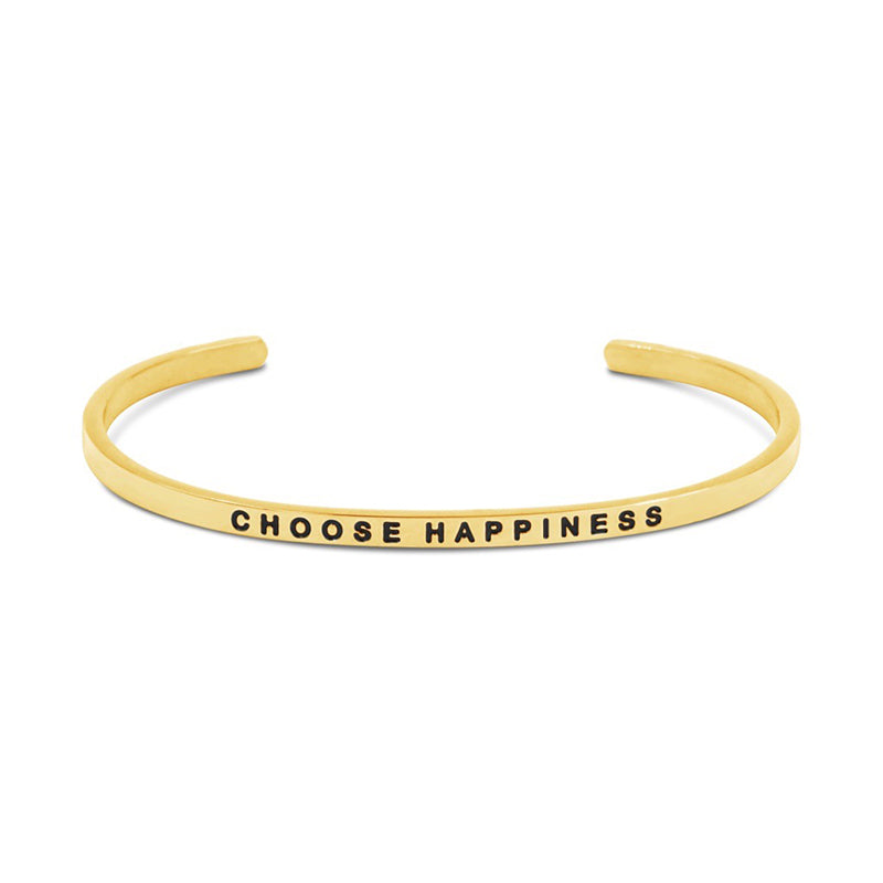 The Simple Pledge 27 Gold Choose Happiness