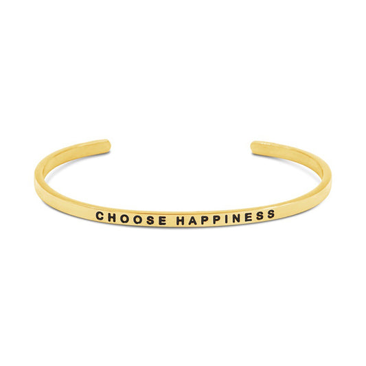 The Simple Pledge 27 Gold Choose Happiness