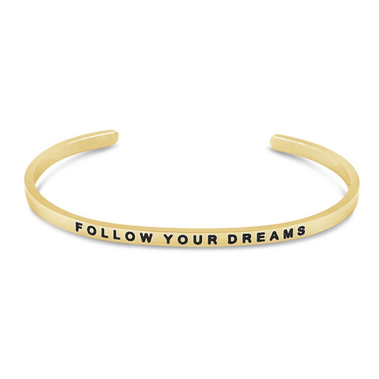The Simple Pledge 28 Gold Follow Your Dreams