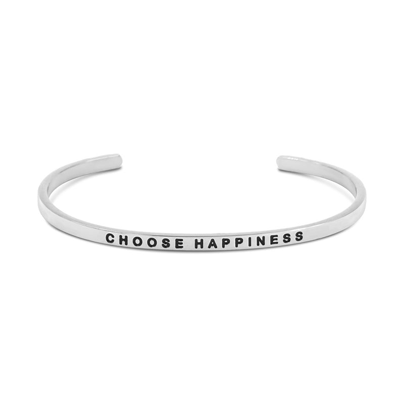 The Simple Pledge 29 Silber Choose Happiness