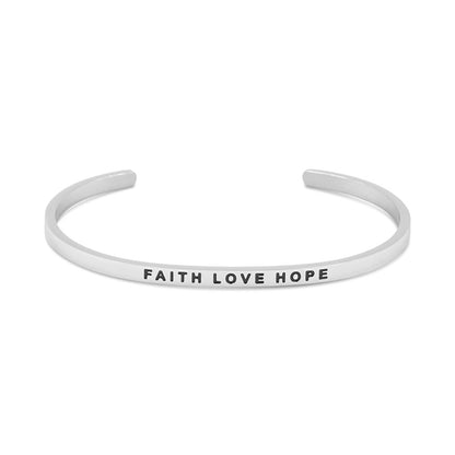 The Simple Pledge 30 Silber Faith Love Hope