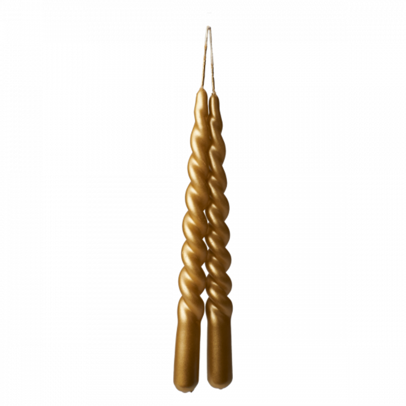 Brandedby Twisted Candles Gold Ncd0222580